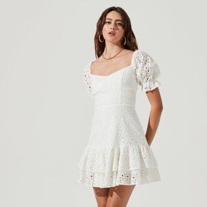 ASTR the Label Roseville White Dress